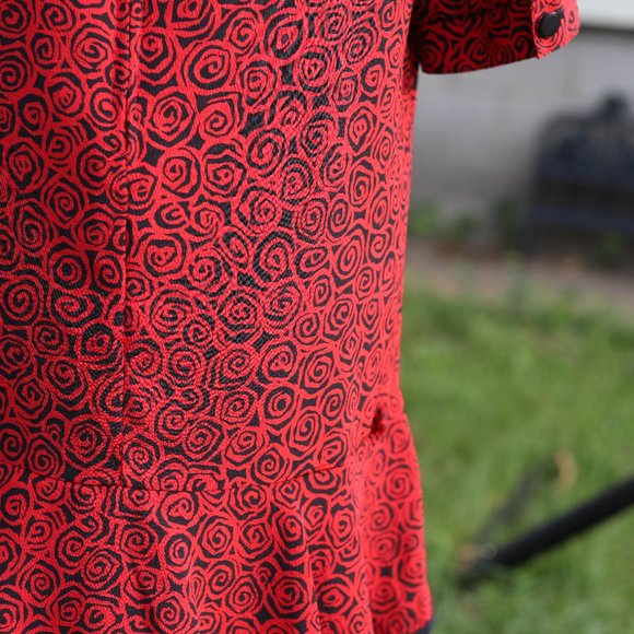 Vintage Laura Henson | abstract print dress - Picture 5 of 12